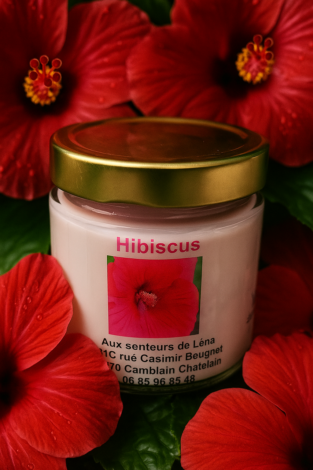 bougie hibiscus