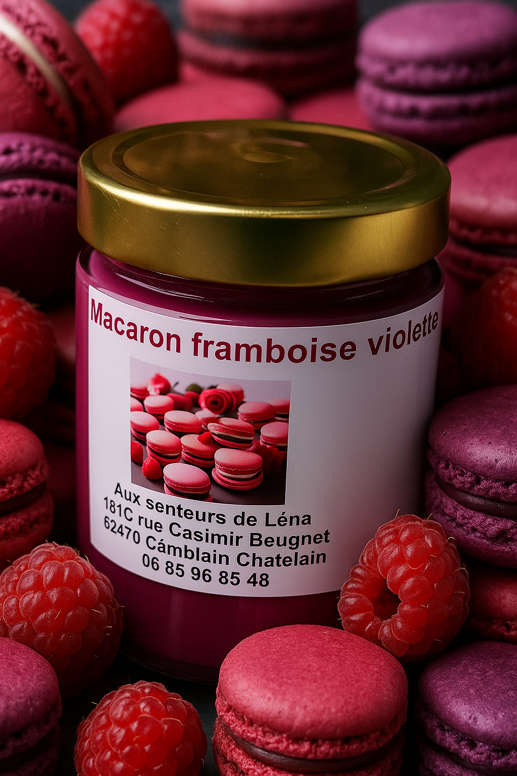 bougie macaron