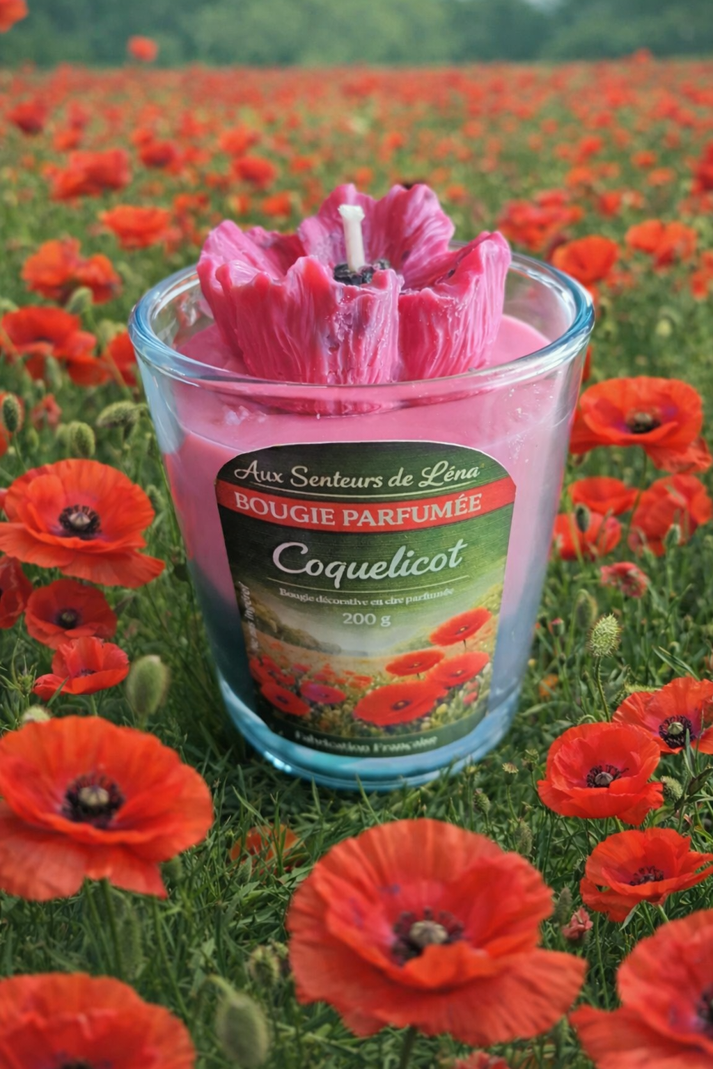 BOUGIE COQUELICOT