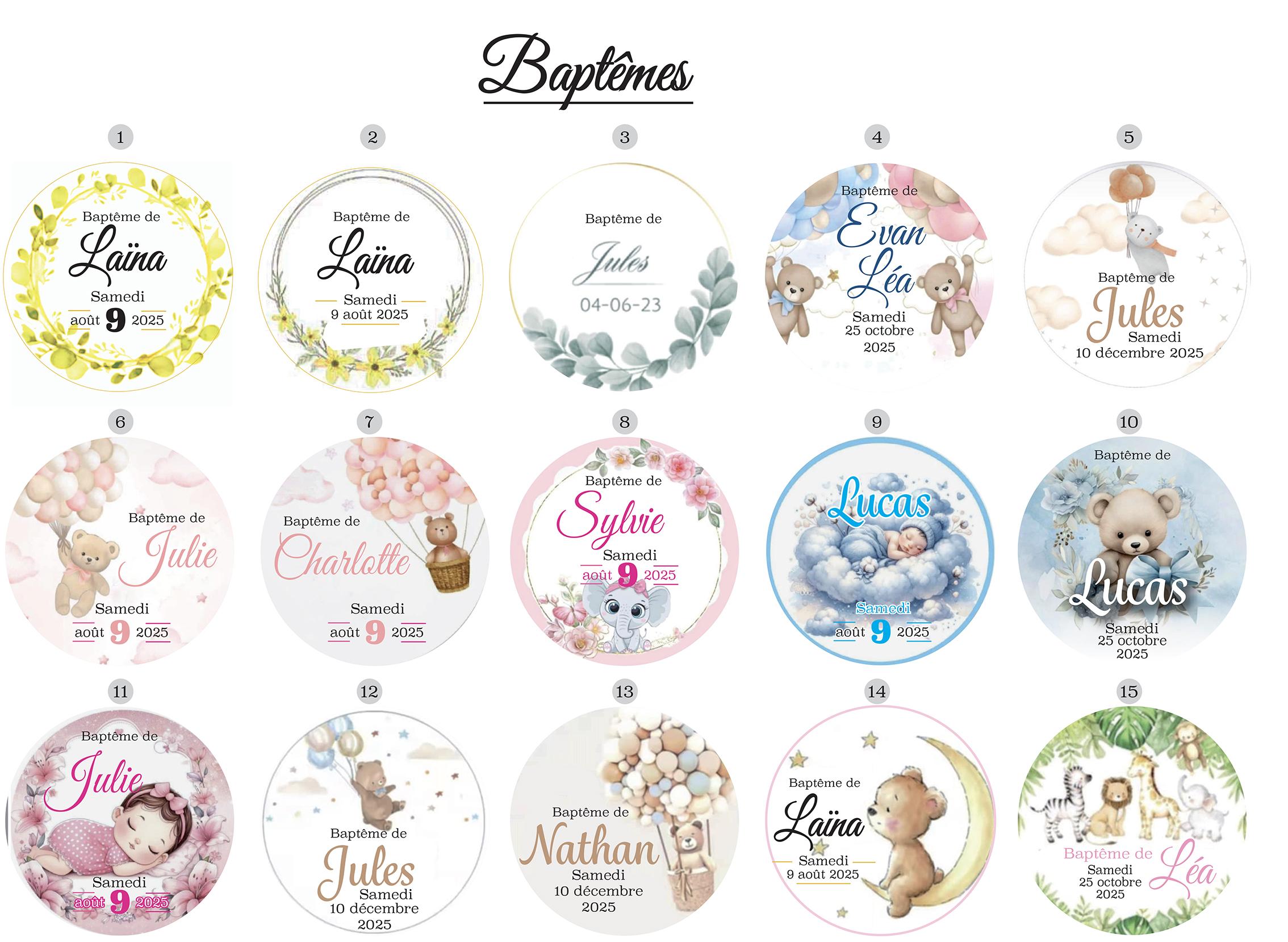 FICHE BAPTEME