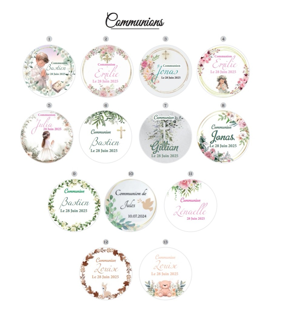 FICHE COMMUNION