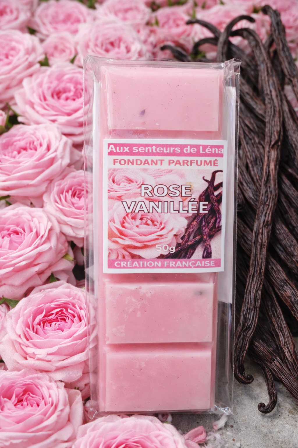barre rose vanillée
