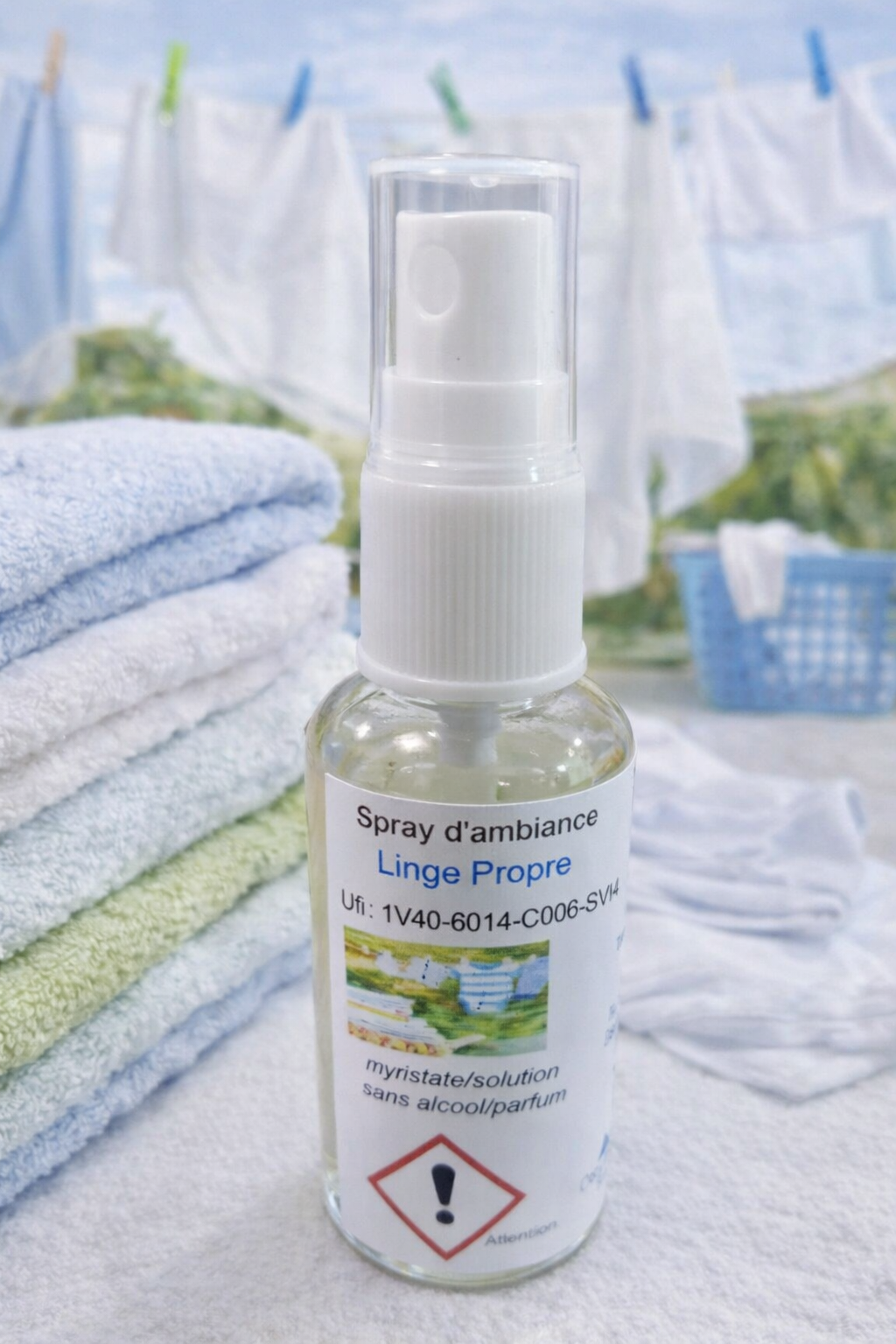 spray linge propre
