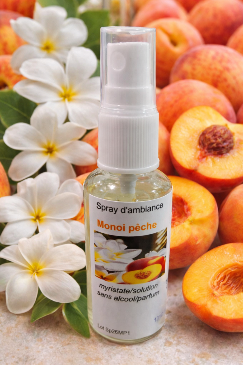spray monoi peche